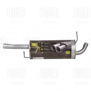 Глушитель для автомобилей Ford Fiesta (01-) 1.25i/1.3i/1.4i основной (алюминизированная сталь) - EMM 1006 - 