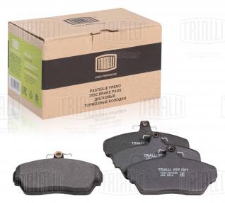 Колодки тормозные дисковые передние для автомобилей ГАЗ 3302 ГАЗель, линейка ECO (semi-metallic/полуметаллические) - PFP 7971 - 