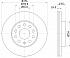 Диск тормозной передний для автомобилей Skoda Octavia A7 (13-) / Volkswagen Jetta (11-) d=276 - DF 084310 - 3