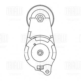 Ролик приводного ремня для автомобилей Acura MDX (00-) 3.5i/3.7i (с натяжным механизмом) (CM 5437) - CM 5437 - 4