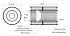 Пламегаситель универсальный 95/210-54 с перфорированным диффузором (нержавеющая сталь) - ESM 9521054 d - 3