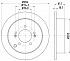Диск тормозной задний для автомобилей Kia Sportage III (10-)/Hyundai iX 35 (09-) d=284 - DF 084814 - 2