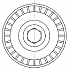 Ролик приводного ремня для автомобилей Chery Tiggo 4 (17-) 1.5i (опорный)  - CM 5655 - 5