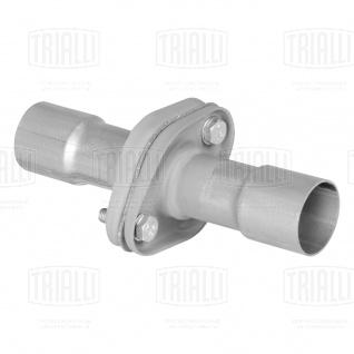 Соединение труб глушителя (комплект фланцев в сборе) FL-50 L=232мм (алюминизированная сталь) - EMP FL-50 - 