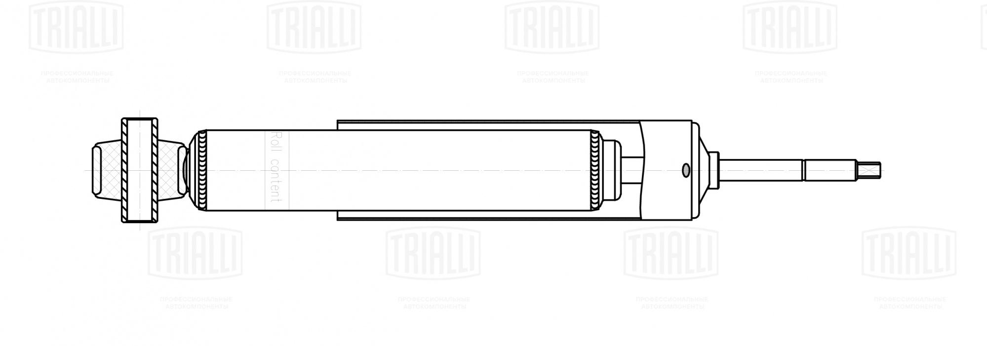 Амортизатор задний для автомобиля Honda HR-V (99-)