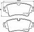 Колодки тормозные дисковые задние для автомобилей Audi A4 (B9) (17-)/A5 (16-)/Q5 (17-) - PF 4349 - 3