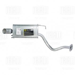 Глушитель для автомобилей Hyundai Santa Fe (06-) 2.2d основной правый (алюминизированная сталь) - EMM 0318 - 