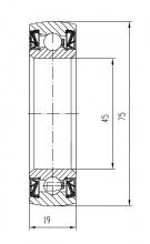 Подшипник приводного вала для автомобилей Ford Focus II (05-) CT 1221 1701597 1061831 1459756 1481243