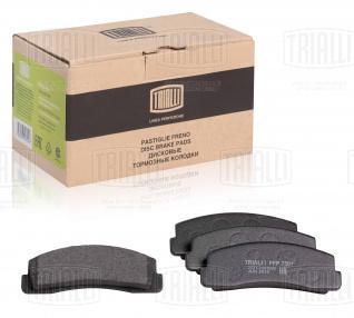 Колодки тормозные дисковые передние для автомобилей Лада 2121, линейка ECO (semi-metallic/полуметаллические) - PFP 7501 - 