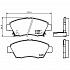 Колодки тормозные дисковые передние для автомобилей Honda Civic V (01-) / Civic VI (95-) / Jazz (02-) - PF 4216 - 2
