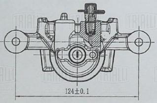 Суппорт тормозной для автомобилей Hyundai ix35 (10-)/Kia Sportage (10-) задний левый d=34мм - CF 084705 - 3
