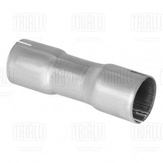 Соединитель труб глушителя под хомут d=45/d=45 L=150 (алюминизированная сталь) - EMP 4545 - 