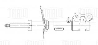 Амортизатор (стойка) передний правый для автомобиля Mitsubishi Outlander (12-) - AG 11356 - 1