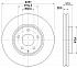 Диск тормозной передний для автомобилей Mazda CX-5 (12-) / (17-) / 6 (12-) d=297 (окрашенный) - DF 084512 - 1