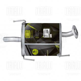 Глушитель для автомобилей Nissan Almera N16 (00-) 1.5i/1.8 хетчбек основной (алюминизированная сталь) - EMM 0325 - 