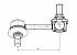 Стойка стабилизатора заднего правая для автомобиля Hyundai Santa Fe (12-)/Kia Sorento (09-) - SP 0832 - 3