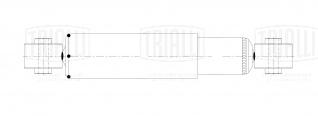 Амортизатор задний для автомобиля Lexus RX (15-) - AG 19509 - 2