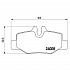 Колодки тормозные для автомобилей Mercedes Vito/Viano (W639) (03-) дисковые задние - PF 4066 - 3