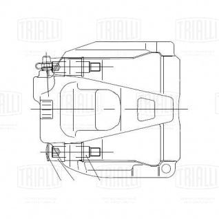 Суппорт тормозной для автомобилей Audi A4 (07-) передний правый d=57мм CF 182561 - CF 182561 - 3