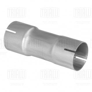 Соединитель труб глушителя под хомут d=50/d=55 L=150 (алюминизированная сталь) - EMP 5055 - 