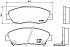 Колодки тормозные дисковые передние для автомобилей Honda Accord (97-) / Civic VIII (06-) 1.8i - PF 4218 - 3