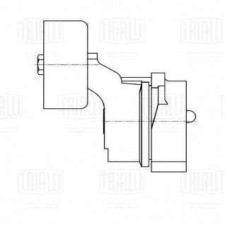 Ролик привод. ремня для автомобилей Kia Sorento (02-)/Hyundai H-1 (07-) 2.5d (с натяж. мех.) (CM 5050) - CM 5050 - 4