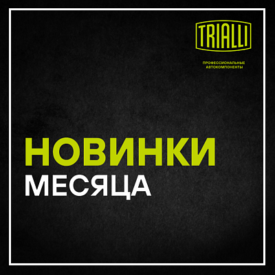 Новинки TRIALLI август 2026 года