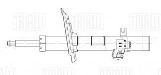 Амортизатор (стойка) передний левый для автомобиля Nissan X-Trail (14-) - AG 14158 - 1