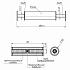 Глушитель для автомобилей Lifan Breez (07-) 1.3i дополнительный (резонатор) (алюминизированная сталь) - EAM 0354 - 3