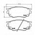 Колодки тормозные дисковые передние для автомобилей Mazda 6 (02-) 1.8i - PF 2502 - 2