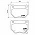Колодки тормозные дисковые задние для автомобилей Subaru Impreza (GG/GD) (00-) (PF 4095) - PF 4095 - 2