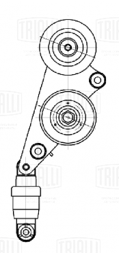 Ролик приводного ремня для автомобилей Honda Pilot (08-) 3.5i (с натяжным механизмом) двойной - CM 5731 - 4