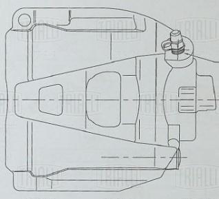 Суппорт тормозной для автомобилей Audi Q3 (11-)/VW Tiguan (08-) передний правый d=57мм - CF 182566 - 3