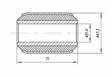 Сайлентблоки (шарниры) рессоры для автомобиля УАЗ 3163