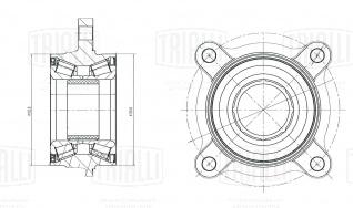 Ступица передняя с подшипником для автомобиля Toyota Land Cruiser 200 (07-) - MR 1908 - 3