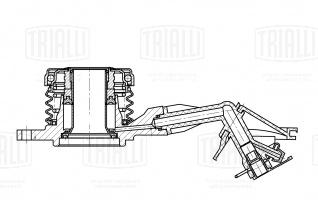 Муфта выключения сцепления для автомобилей Fiat Ducato (06-) 2.3D 6МТ (до 2021 г.) - CT 1602 - 2