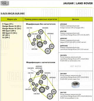 Ролик привод. ремня для автомобилей Mazda 3 (03-)/Mazda 3 (08-) 1.6i (опорный) (CM 2501) - CM 2501 - 2