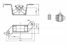 Подвес (подушка) глушителя для автомобилей Nissan/Toyota (1 шт.)