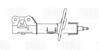 Амортизатор (стойка) передний левый для автомобиля Mazda 3 (13-) с i-STOP - AG 25168 - 
