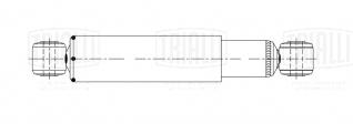 Амортизатор задний для автомобиля Chery Kimo (07-)/QQ6 (06-) - AG 30504 - 1