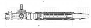 Рулевой механизм (рейка) механическая для автомобиля Лада 1118 Kalina/2170 Priora (3.1 об.) - CR 118 - 2