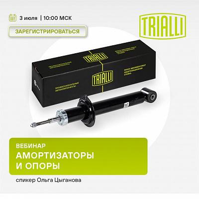 Вебинар TRIALLI | Амортизаторы и опоры | июль 2025