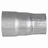 Соединитель труб глушителя 50/55/60 L=100 универсальный (алюминизированная сталь) - EMP 505560 - 2