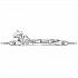 Рулевой механизм (рейка) для автомобиля Лада X-Ray (14-)/Renault Logan II (12-)/Sandero II (14-) - CRS 7704 - 3