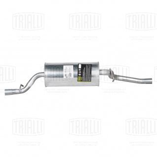 Глушитель для автомобилей Ford Focus II (05-) 1.4i/1.6i основной (алюминизированная сталь) - EMM 1001 - 