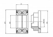 Ремкомплект ступицы передней для автомобиля Ford Mondeo III (00-)