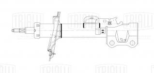 Амортизатор (стойка) передний левый для автомобиля Geely Atlas (16-) AG 30155 - AG 30155 - 1