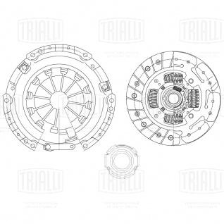 Комплект сцепления в сборе для автомобилей Chery Bonus/Very A13 (11-) 1.5i - FR 2708 - 2