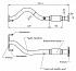 Труба приёмная для автомобилей Hyundai Getz (02-) 1.4i (алюминизированная сталь) - ERP 0806 - 2
