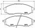 Колодки тормозные дисковые передние для автомобилей Nissan Navara (08-) - PF 1405 - 3